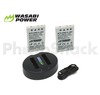 EN-EL5 Battery for Nikon (2 Pack + Dual Charger) - Wasabi Power